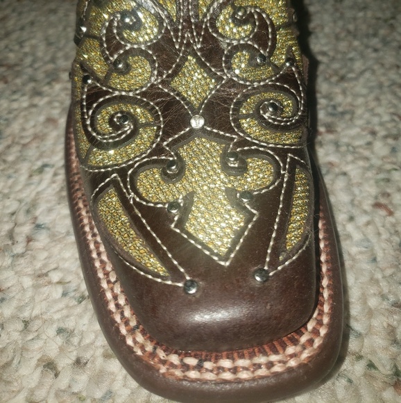 Sergal cowgirl boots sz 5.5 - Picture 2 of 3